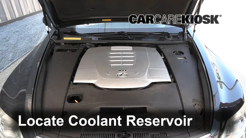 2008 Lexus LS460 4.6L V8 Coolant (Antifreeze) Add Coolant